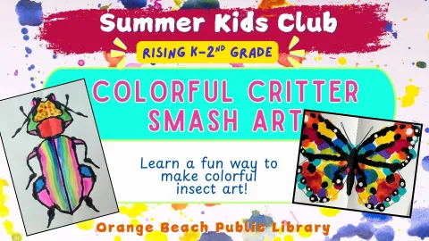 Learn a fun way to make colorful  insect art!