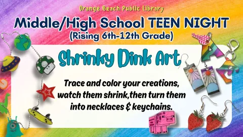 Pictured: Shrinky dink keychains and earrings featuring popular teen icons like Minecraft, Japanese art, and others. 