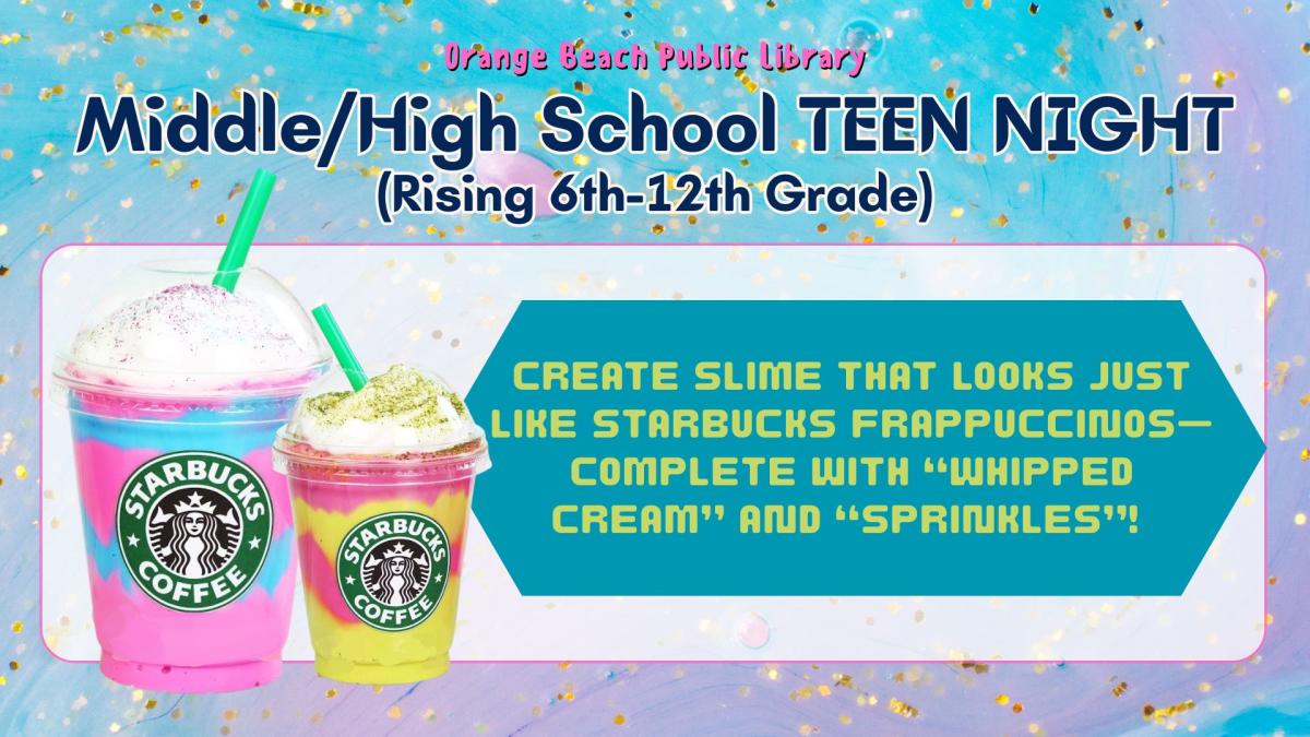 Pictured: Colorful slime in Starbucks cups that looks like a Starbucks frappuccino