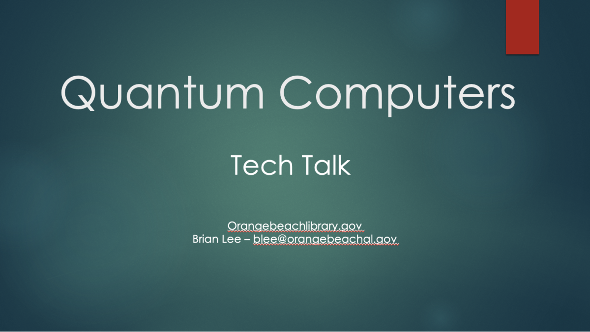 Quantum Computers