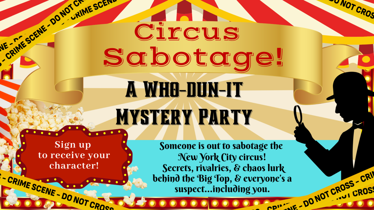 Circus themed mystery party