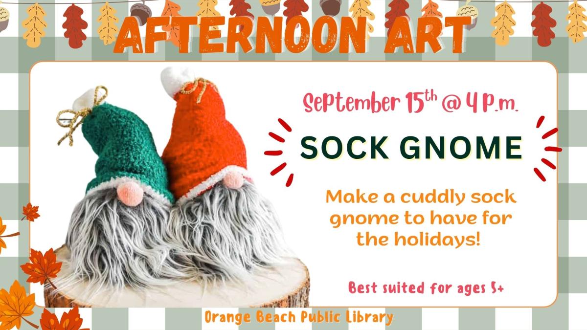 Pictured: two soft stuffed animal gnomes made with fuzzy socks. 